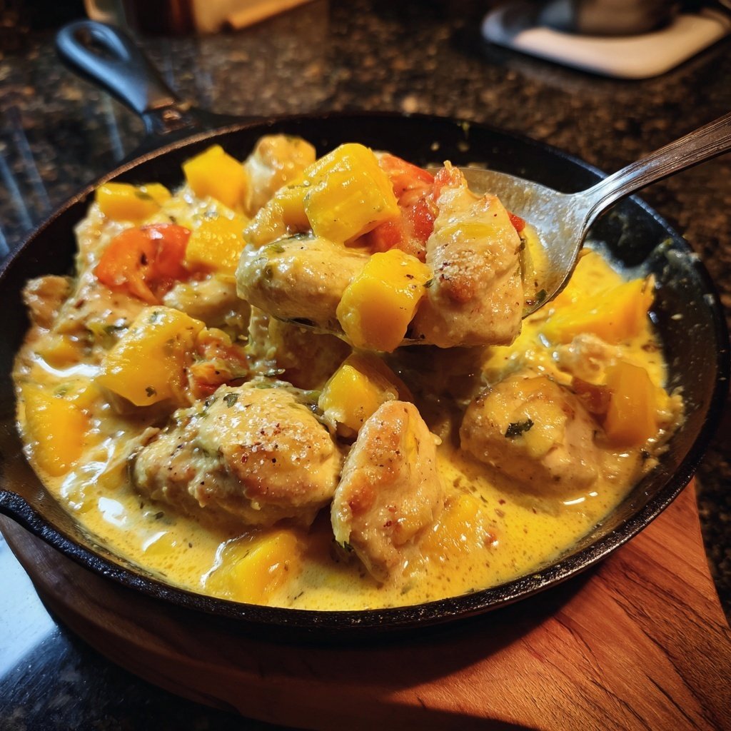 Mango Coconut Chicken Delight