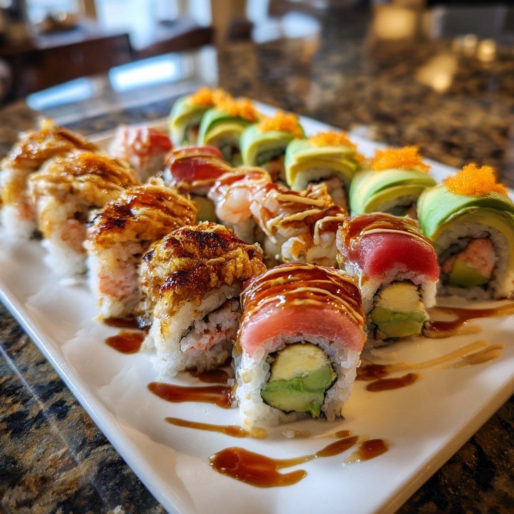 Global Japanese Sushi Rolls