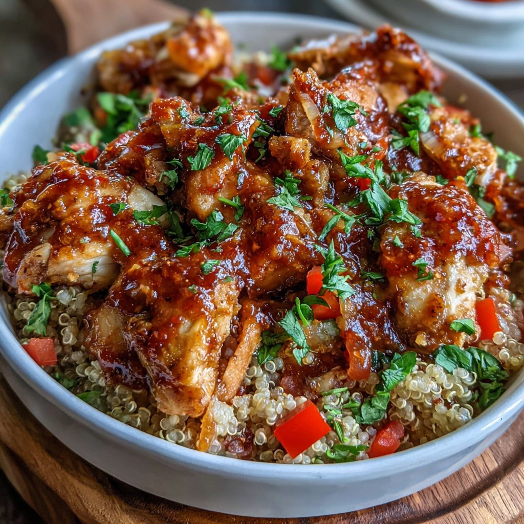 Spicy Chicken Quinoa Bowl