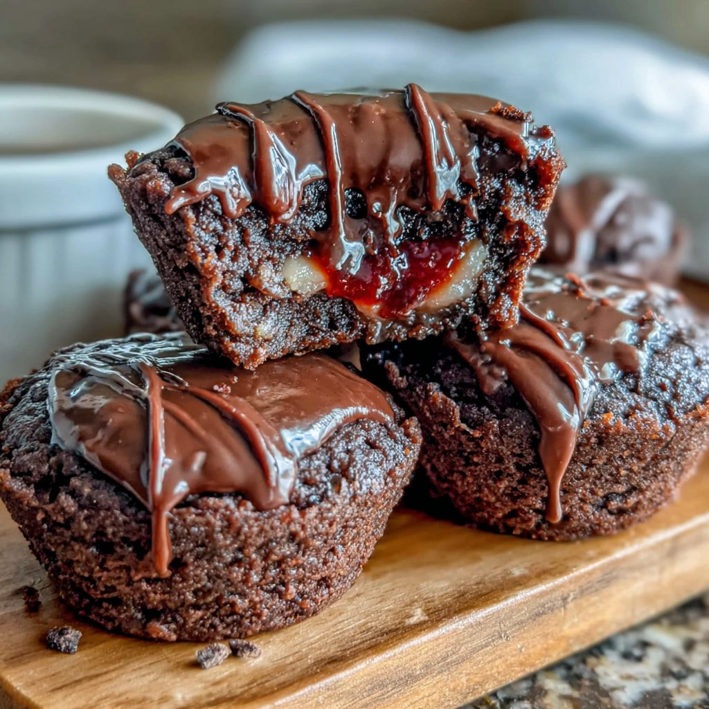 Creamy Chocolate Brownie Cups