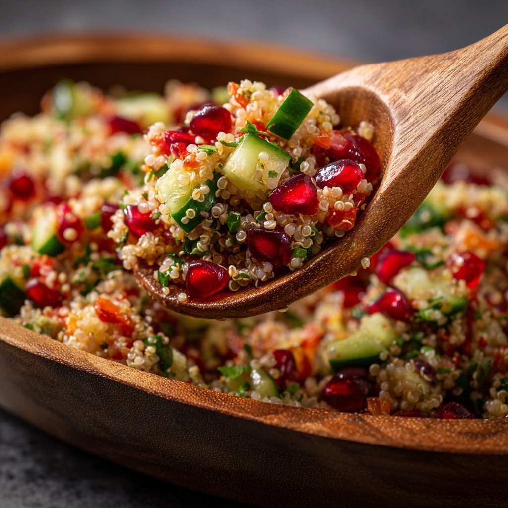 Quinoa Tabbouleh with Pomegranate