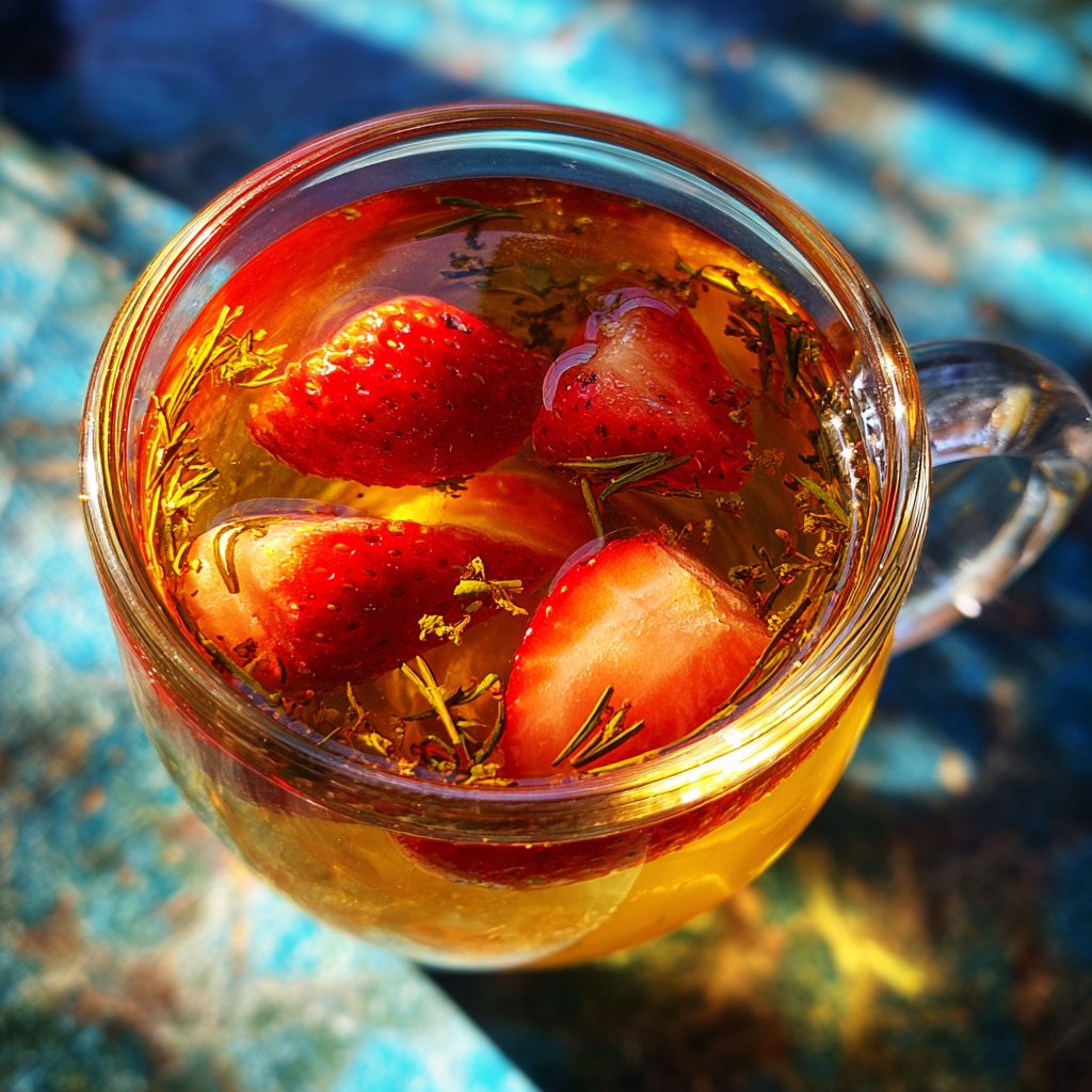 Strawberry Infused Green Tea