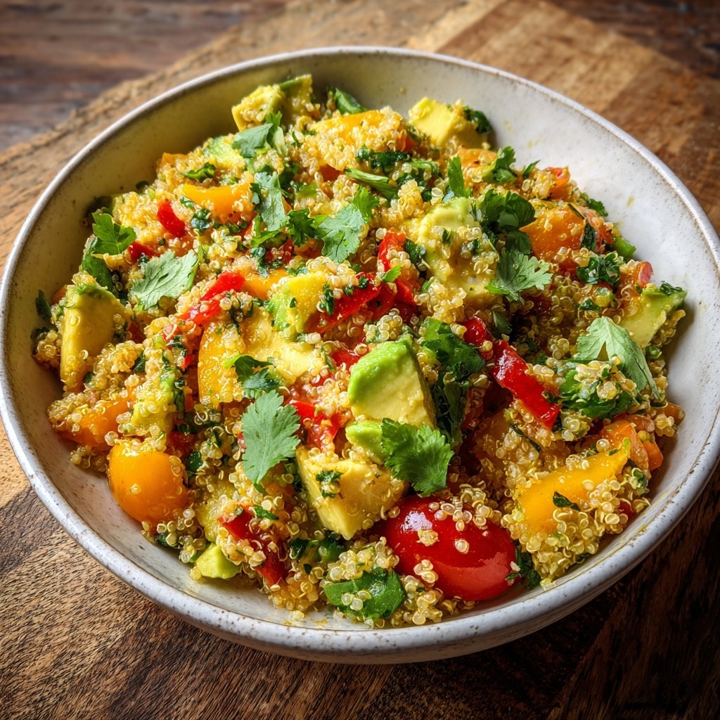 Healthy Avocado Quinoa Salad